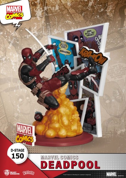 Diorama Marvel PVC D-Stage Deadpool 16 cm