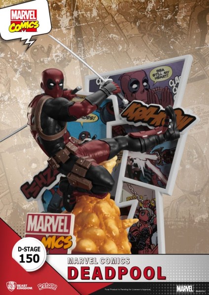 Diorama Marvel PVC D-Stage Deadpool 16 cm