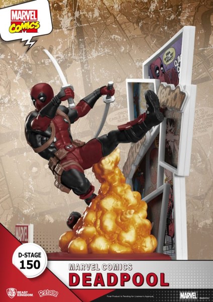 Diorama Marvel PVC D-Stage Deadpool 16 cm