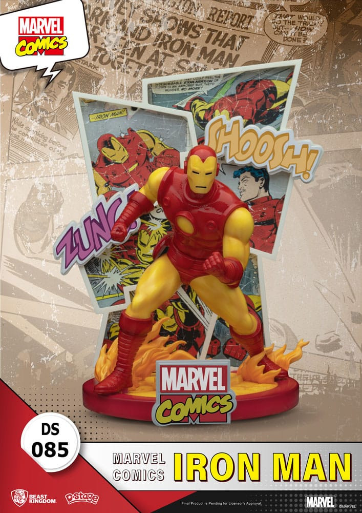 Diorama de PVC Marvel Comics D-Stage Iron Man 16 cm