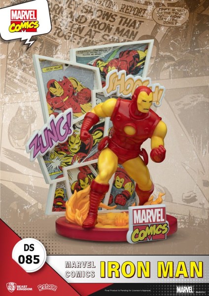 Diorama de PVC Marvel Comics D-Stage Iron Man 16 cm