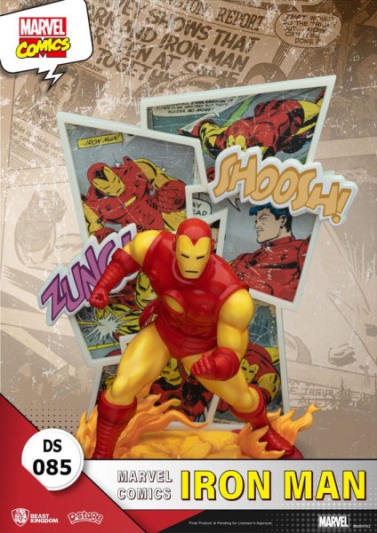Diorama de PVC Marvel Comics D-Stage Iron Man 16 cm