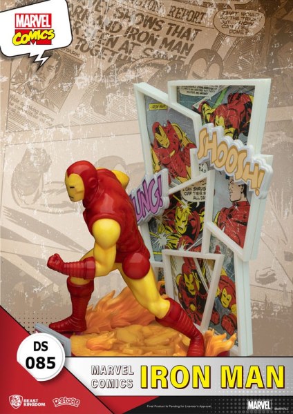 Diorama de PVC Marvel Comics D-Stage Iron Man 16 cm