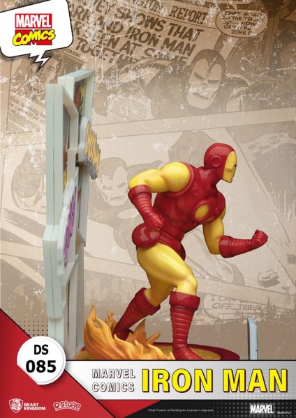 Diorama de PVC Marvel Comics D-Stage Iron Man 16 cm