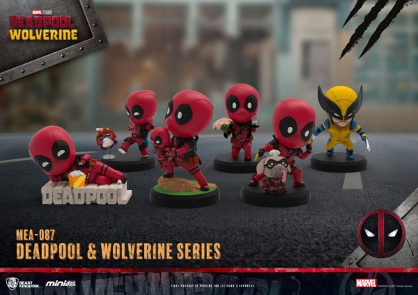 figuras Deadpool 3 Deadpool & Wolverine Series Mini Egg Attack Set 8 cm