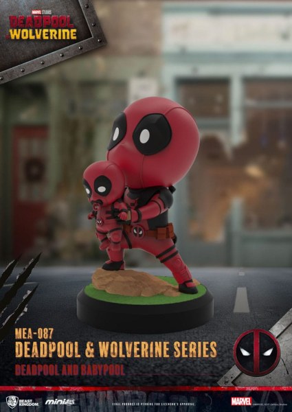 figuras Deadpool 3 Deadpool & Wolverine Series Mini Egg Attack Set 8 cm