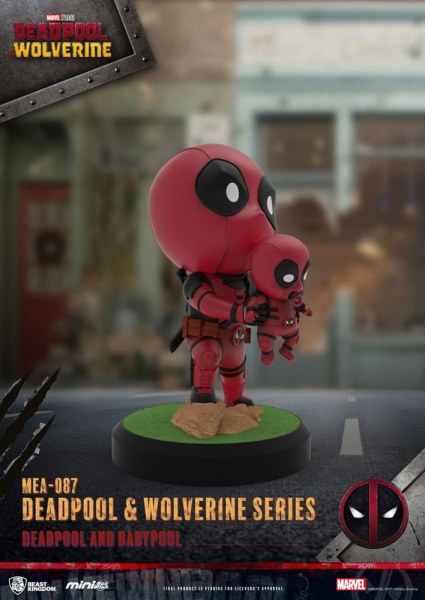 figuras Deadpool 3 Deadpool & Wolverine Series Mini Egg Attack Set 8 cm