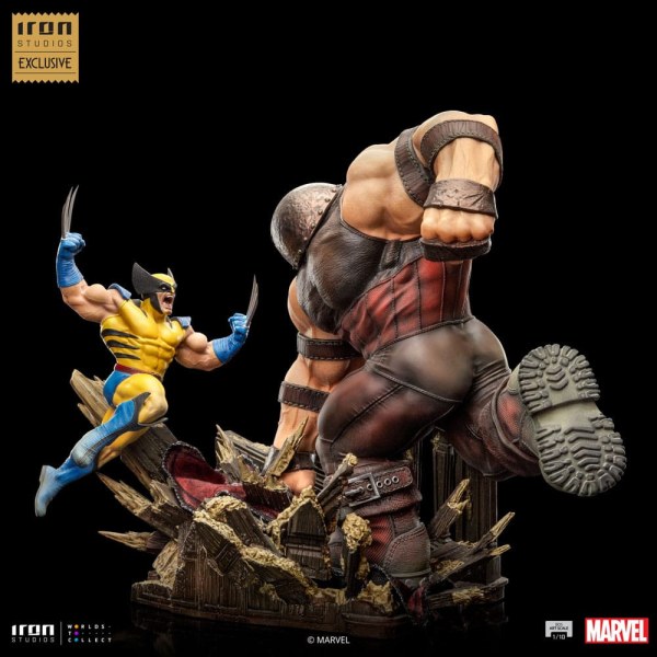 Estatuilla Marvel 1 BDS Art Scale Wolverine 10 Juggernaut heo Exclusiva UE 30 cm