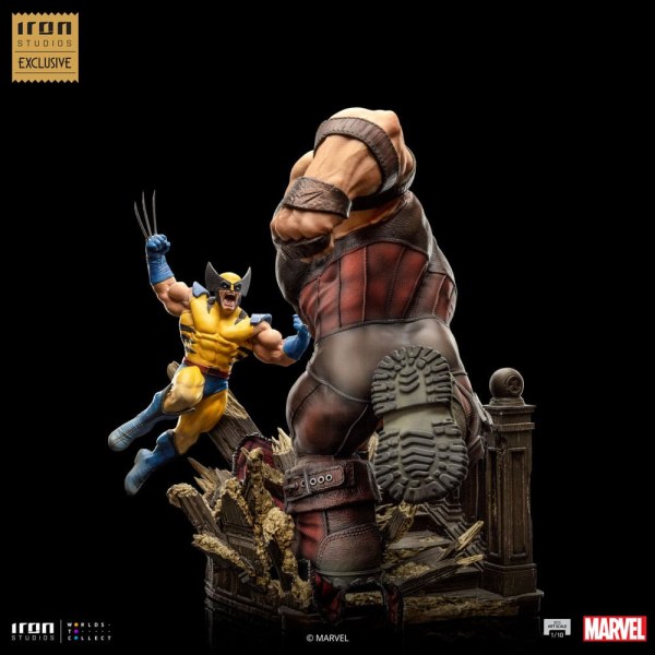 Estatuilla Marvel 1 BDS Art Scale Wolverine 10 Juggernaut heo Exclusiva UE 30 cm