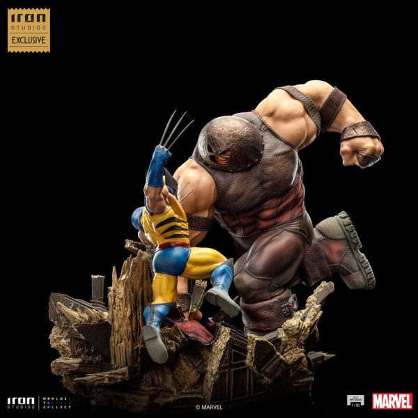 Estatuilla Marvel 1 BDS Art Scale Wolverine 10 Juggernaut heo Exclusiva UE 30 cm