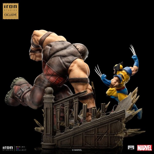 Estatuilla Marvel 1 BDS Art Scale Wolverine 10 Juggernaut heo Exclusiva UE 30 cm