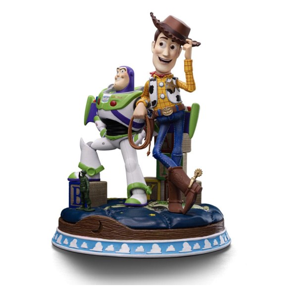 Estatuilla Toy Story 1 Deluxe Art Scale Buzz & Woody 38 10