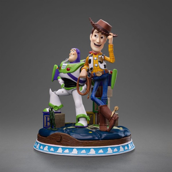 Estatuilla Toy Story 1 Deluxe Art Scale Buzz & Woody 38 10