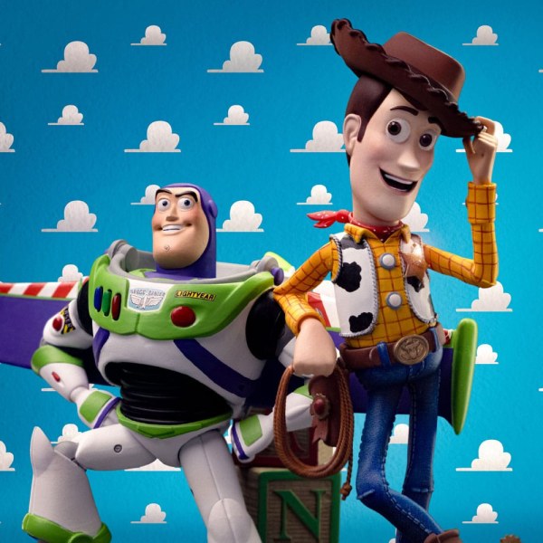 Estatuilla Toy Story 1 Deluxe Art Scale Buzz & Woody 38 10