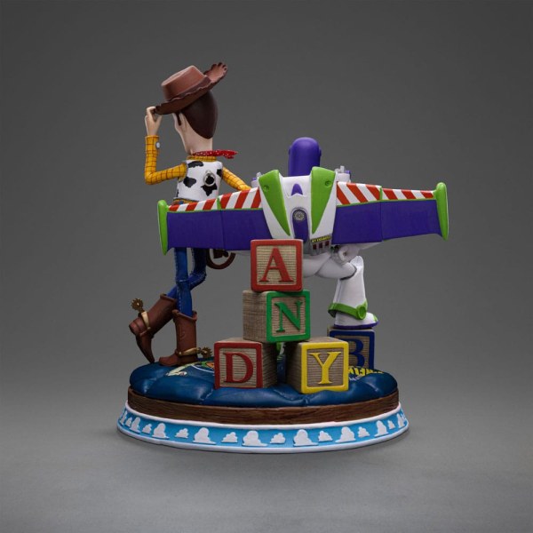 Estatuilla Toy Story 1 Deluxe Art Scale Buzz & Woody 38 10