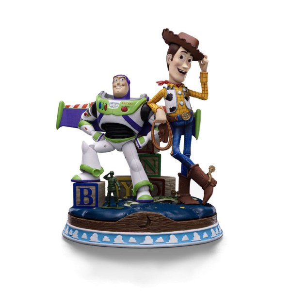 Estatuilla Toy Story 1 Deluxe Art Scale Buzz & Woody 38 10