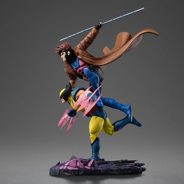 Estatuilla Marvel 1 Deluxe Art Scale 10 X-Men ´97 Gambit & Wolverine 29 cm