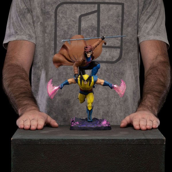 Estatuilla Marvel 1 Deluxe Art Scale 10 X-Men ´97 Gambit & Wolverine 29 cm