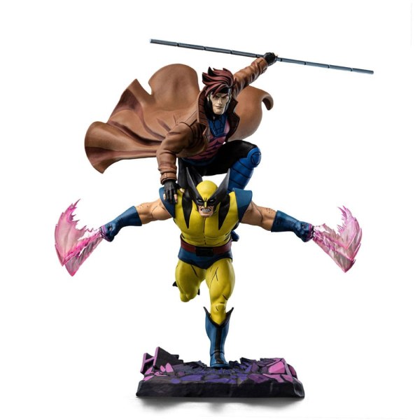 Estatuilla Marvel 1 Deluxe Art Scale 10 X-Men ´97 Gambit & Wolverine 29 cm