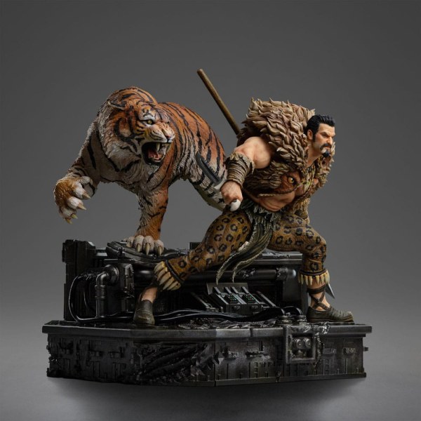 Estatuilla Hombre Araña vs. Villanos 1 BDS 10 Scale Kraven Diorama 22 cm