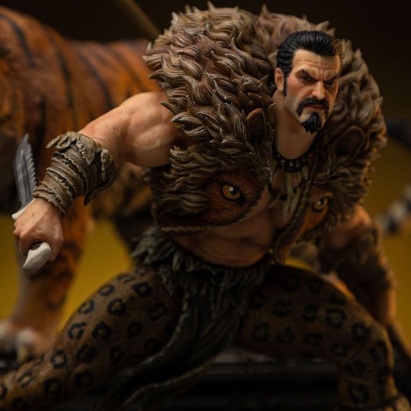Estatuilla Hombre Araña vs. Villanos 1 BDS 10 Scale Kraven Diorama 22 cm