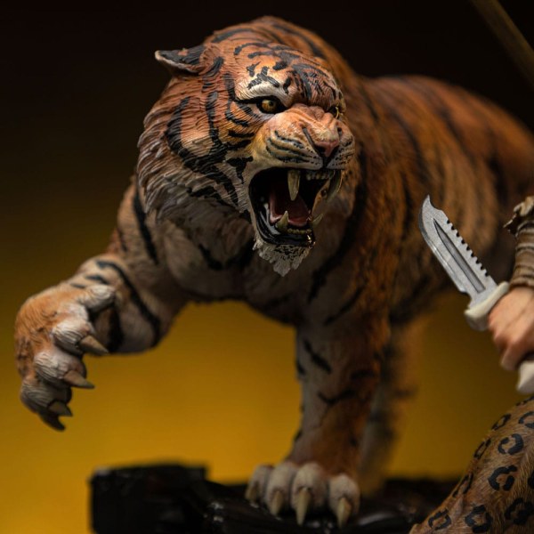 Estatuilla Hombre Araña vs. Villanos 1 BDS 10 Scale Kraven Diorama 22 cm