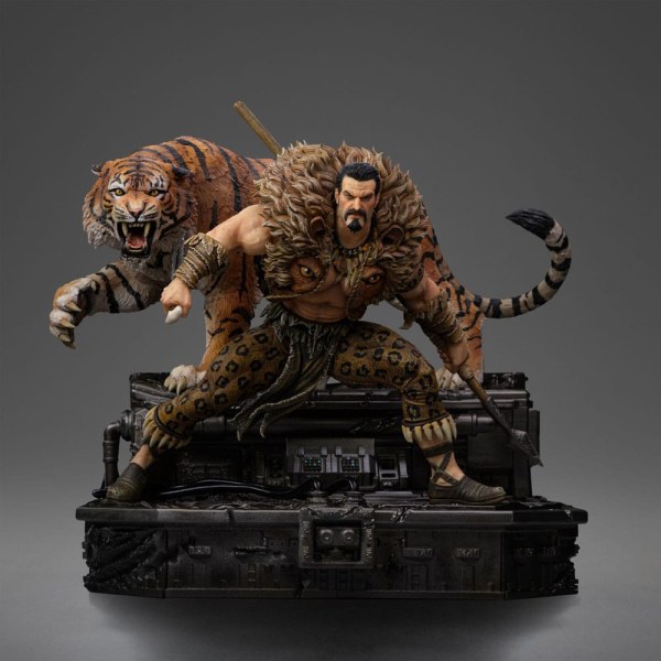 Estatuilla Hombre Araña vs. Villanos 1 BDS 10 Scale Kraven Diorama 22 cm