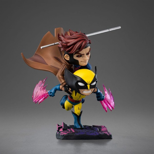 Figura PVC de X-Men 97 Mini Co. Gambit y Wolverine 23 cm