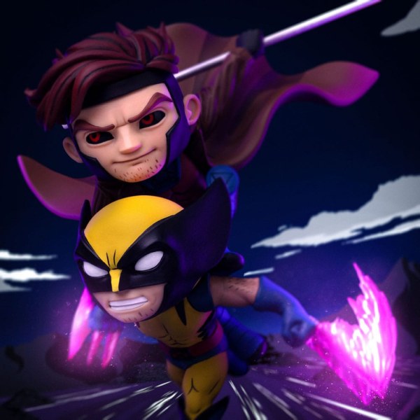 Figura PVC de X-Men 97 Mini Co. Gambit y Wolverine 23 cm
