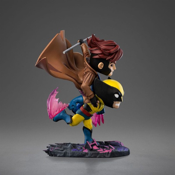 Figura PVC de X-Men 97 Mini Co. Gambit y Wolverine 23 cm