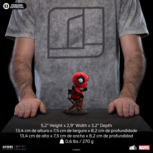 Figura Deadpool de PVC de Marvel Deadpool & Wolverine Mini Co. 13 cm