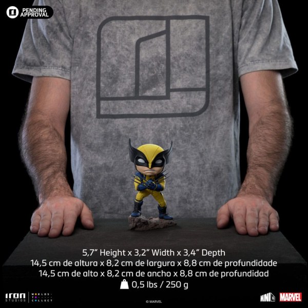 Figura de PVC de Lobezno de Marvel Deadpool & Wolverine Mini Co. 13 cm