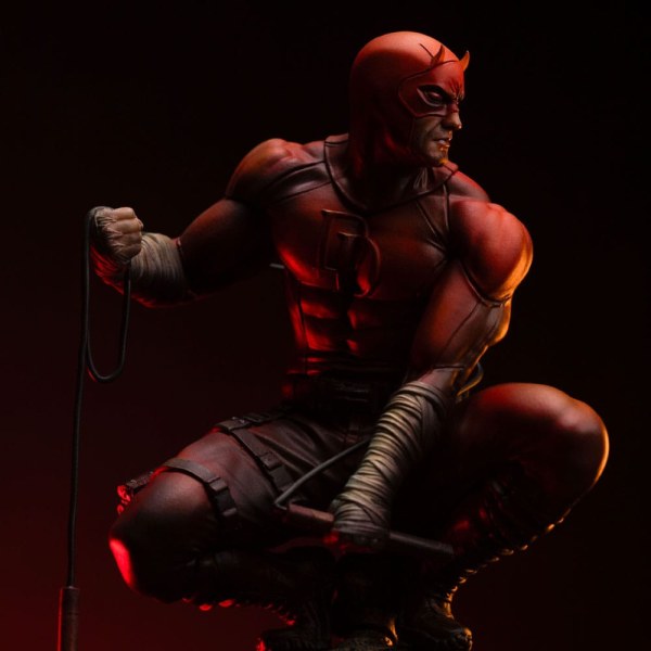Estatuilla Marvel 1 Deluxe 10 Scale Daredevil Unleashed 22 cm