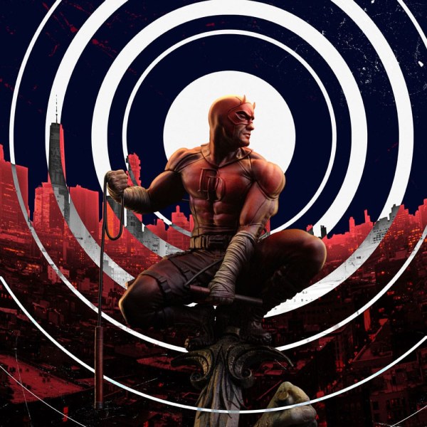 Estatuilla Marvel 1 Deluxe 10 Scale Daredevil Unleashed 22 cm