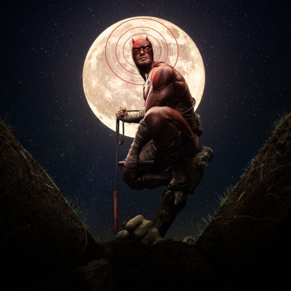 Estatuilla Marvel 1 Deluxe 10 Scale Daredevil Unleashed 22 cm