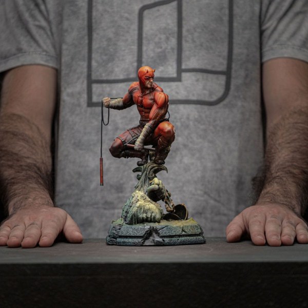 Estatuilla Marvel 1 Deluxe 10 Scale Daredevil Unleashed 22 cm