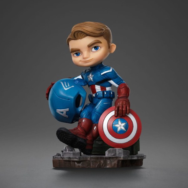 Figura PVC Los Vengadores Infinity Saga Mini Co. Capitán América 14 cm