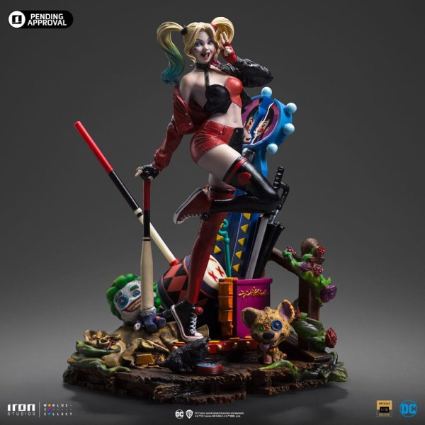 Estatuilla DC Comics 1 Deluxe Art Scale Harley Quinn (Sirenas de Ciudad Gótica) 22 cm