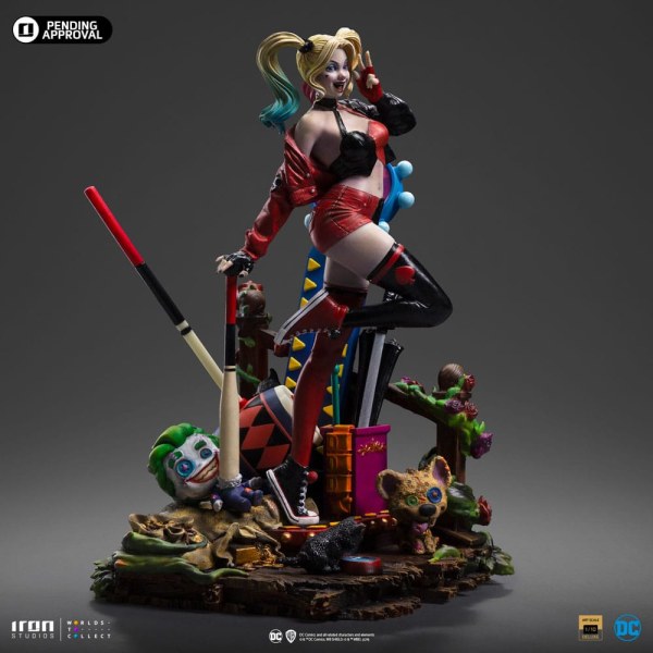Estatuilla DC Comics 1 Deluxe Art Scale Harley Quinn (Sirenas de Ciudad Gótica) 22 cm