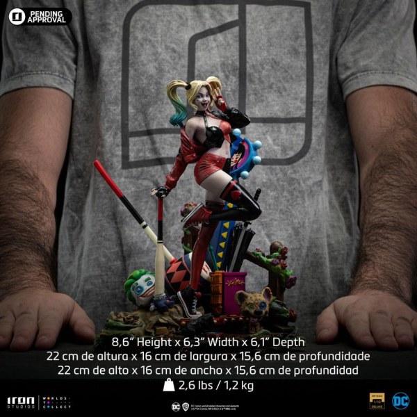 Estatuilla DC Comics 1 Deluxe Art Scale Harley Quinn (Sirenas de Ciudad Gótica) 22 cm