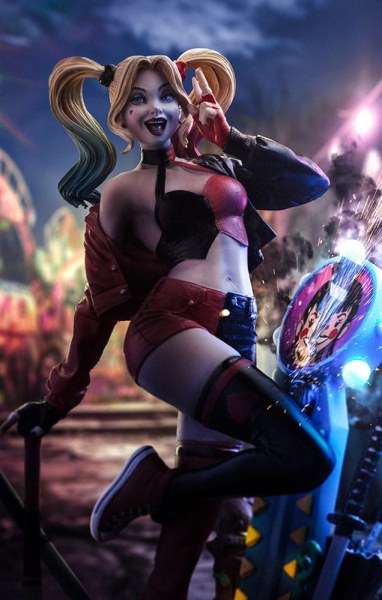 Estatuilla DC Comics 1 Deluxe Art Scale Harley Quinn (Sirenas de Ciudad Gótica) 22 cm