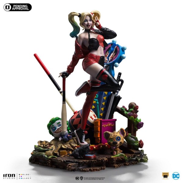 Estatuilla DC Comics 1 Deluxe Art Scale Harley Quinn (Sirenas de Ciudad Gótica) 22 cm