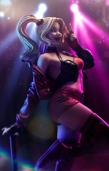 Estatuilla DC Comics 1 Art Scale Harley Quinn (Sirenas de Ciudad Gótica) 22 cm