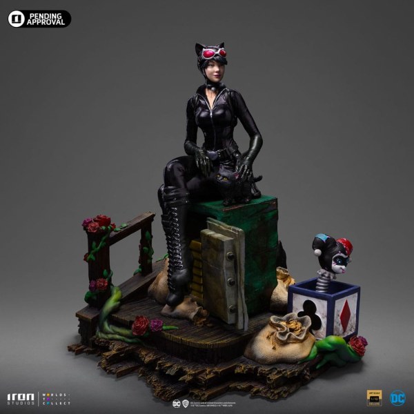 Estatuilla DC Comics 1 Deluxe Art Scale Catwoman (Sirenas de Ciudad Gótica) 21 cm