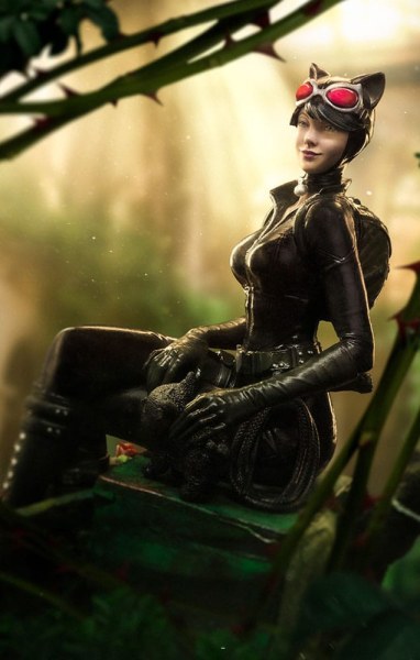 Estatuilla DC Comics 1 Deluxe Art Scale Catwoman (Sirenas de Ciudad Gótica) 21 cm