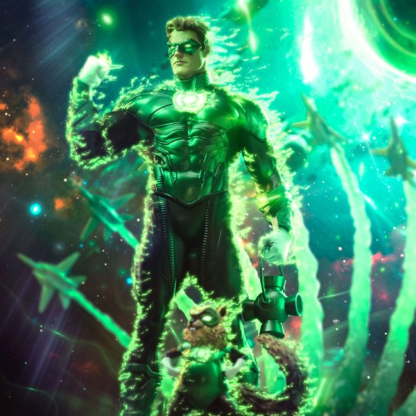 Estatuilla DC Comics Deluxe Art 10 1 Verde Unleashed 24 cm