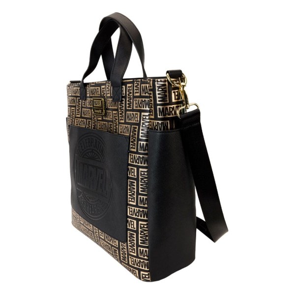 Mochilas y bolsa de compras con el logotipo de Marvel by Loungefly