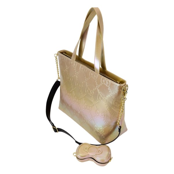 Bolsa de compras Hello Kitty by Loungefly 50 aniversario oro