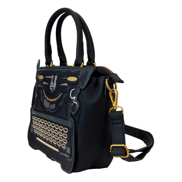 bolsos de hombro con diseño de máquina de escribir Arc Figural de Wednesday by Loungefly