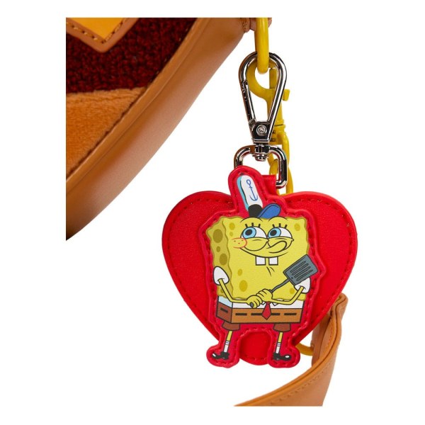 bolsos de hombro de peluche de Bob Esponja y Cangreburger de Nickelodeon by Loungefly